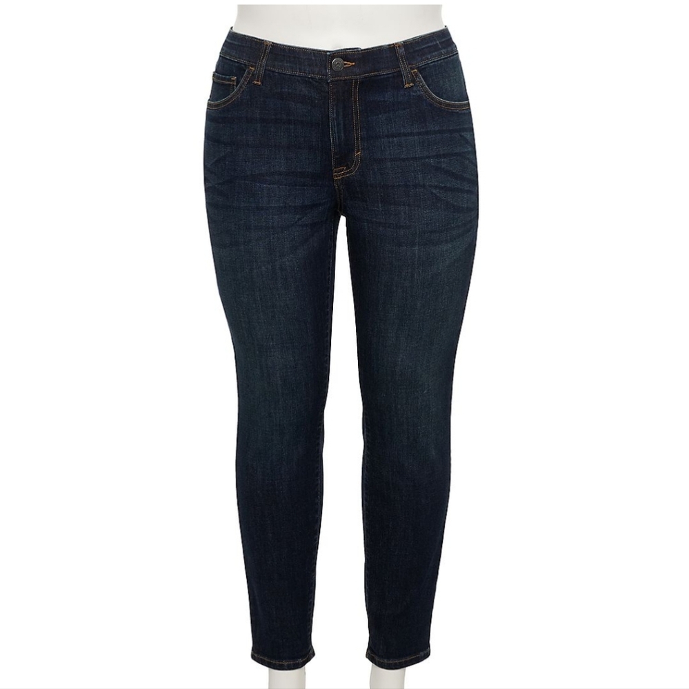 Plus size Sonoma Mid Rise Curvy Skinny Jeans